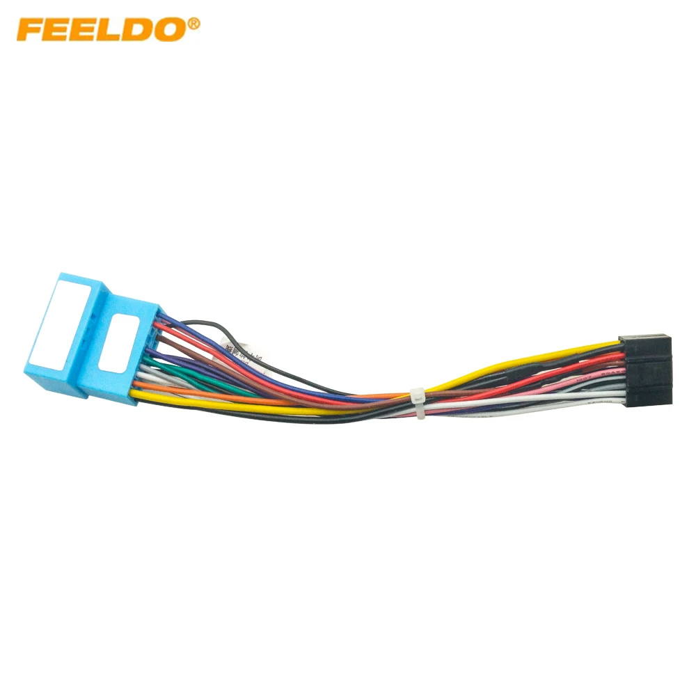 Car 16pin Audio Wiring Harness For Buick Excelle Wuling Hongguang S Aftermarket Stereo Installation Wire Adapter