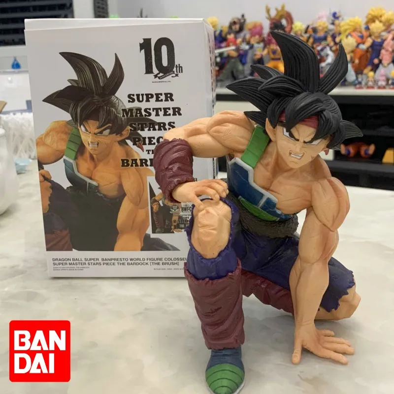 

100% Original Genuine Banpresto Dragon Ball Z Worldcon Bwfc Smsp Burdock Squat Action Figure Model Anime Action Collection 17cm