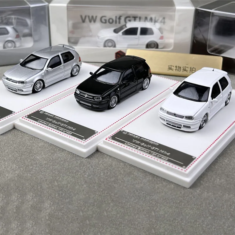 FH Diecast 1:64 Scale VW Golf GTI Mk4 Commercial Vehicle Simulation Alloy Car Model Static Display Toy Gift Souvenir Collection