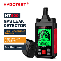 HABOTEST HT609 Gas Leak Detector with Temperature and Humidity Function Portable Combustible Gas Detector