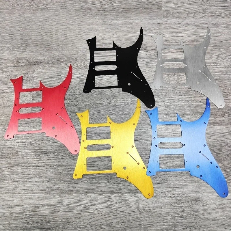 واقي ألومنيوم HSH للجيتار الكهربائي، 3 لوحة خدش لاقط واحدة من هامبوكر لـ Strat Ibanez Superstrat