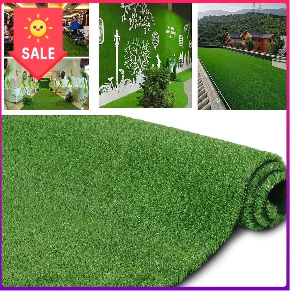 

BestsellerEco-Friendly Synthetic Grass Mat for Indoor and Outdoor Use, 0.4 Inch Pile, with Drainage Holes and Custom Sizes