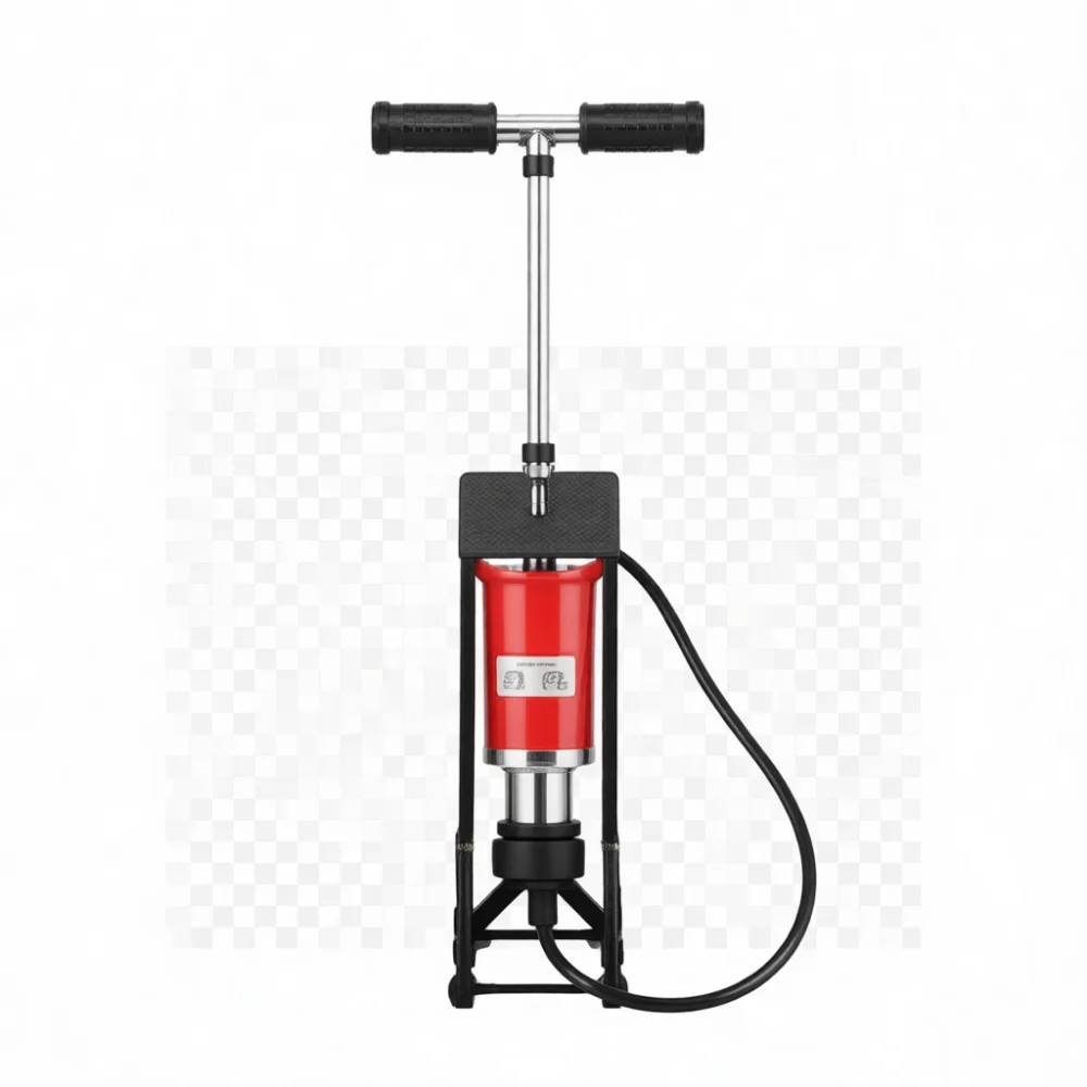 Manual Foot Operated Air Pump For Car Tires Bicycle Motorcycle Ball Compact Portable Metal High Efficiency Inflator