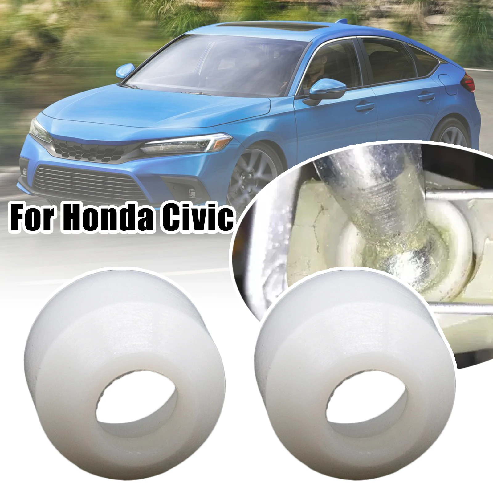 

For Honda Civic Replacement Plastic Bushing Cup Shift Tower Base Gearstick end Bottom Control Lever Pivot Ball Sleeve Grommet