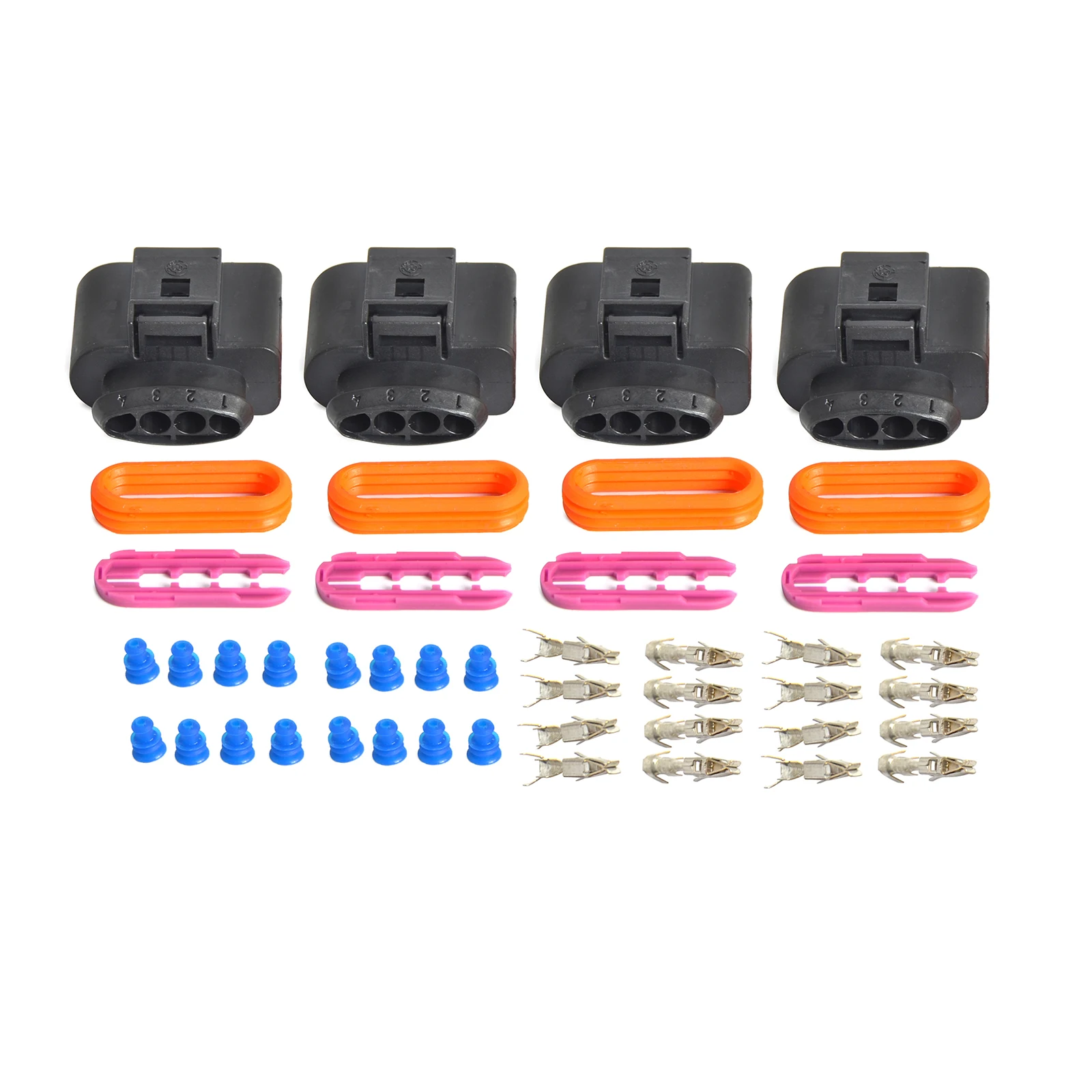 

4X Ignition Coil Connector Repair Kit for Audi A4 A6 A8 for VW for Golf for Jetta for Passat for Polo for SHARAN