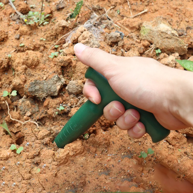 1Pcs  with Clear Scale Lightweight Dibber for Sowing and Digging Garden Hole Puncher Seed Planter Handheld Planting Tool