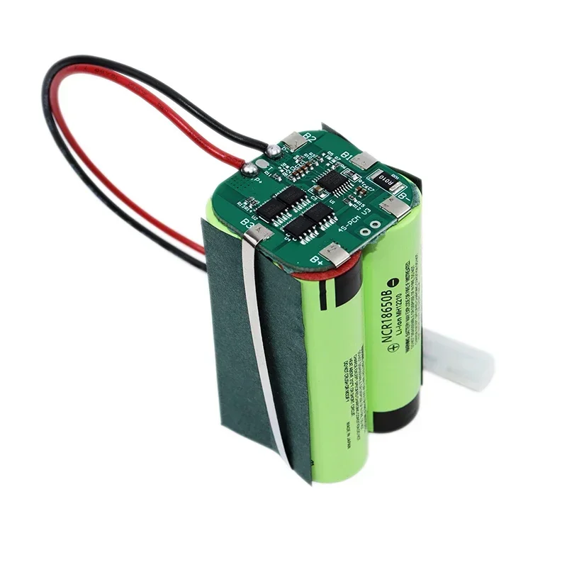 Paquete de batería de iones de litio de gran capacidad, 14,8 V, 3.4ah, 3S1P, 18650, adecuado para fuente de alimentación, batería recargable de gran capacidad