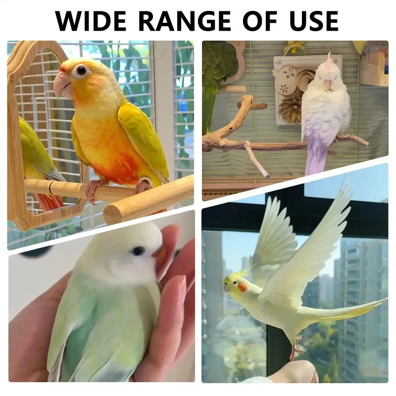 Multifunction toy Rotating bite design Bite resistant durable Can be hung anywhere in the cage for Small parrot daily activities view 2
