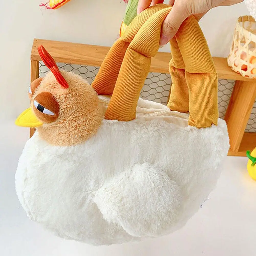 Chicken Handbag For Girlfriend Kids Large-capacity Crossbody Shoulder Purse Bag Chicken Purse Travel Satchel Handbags Bags A5m7