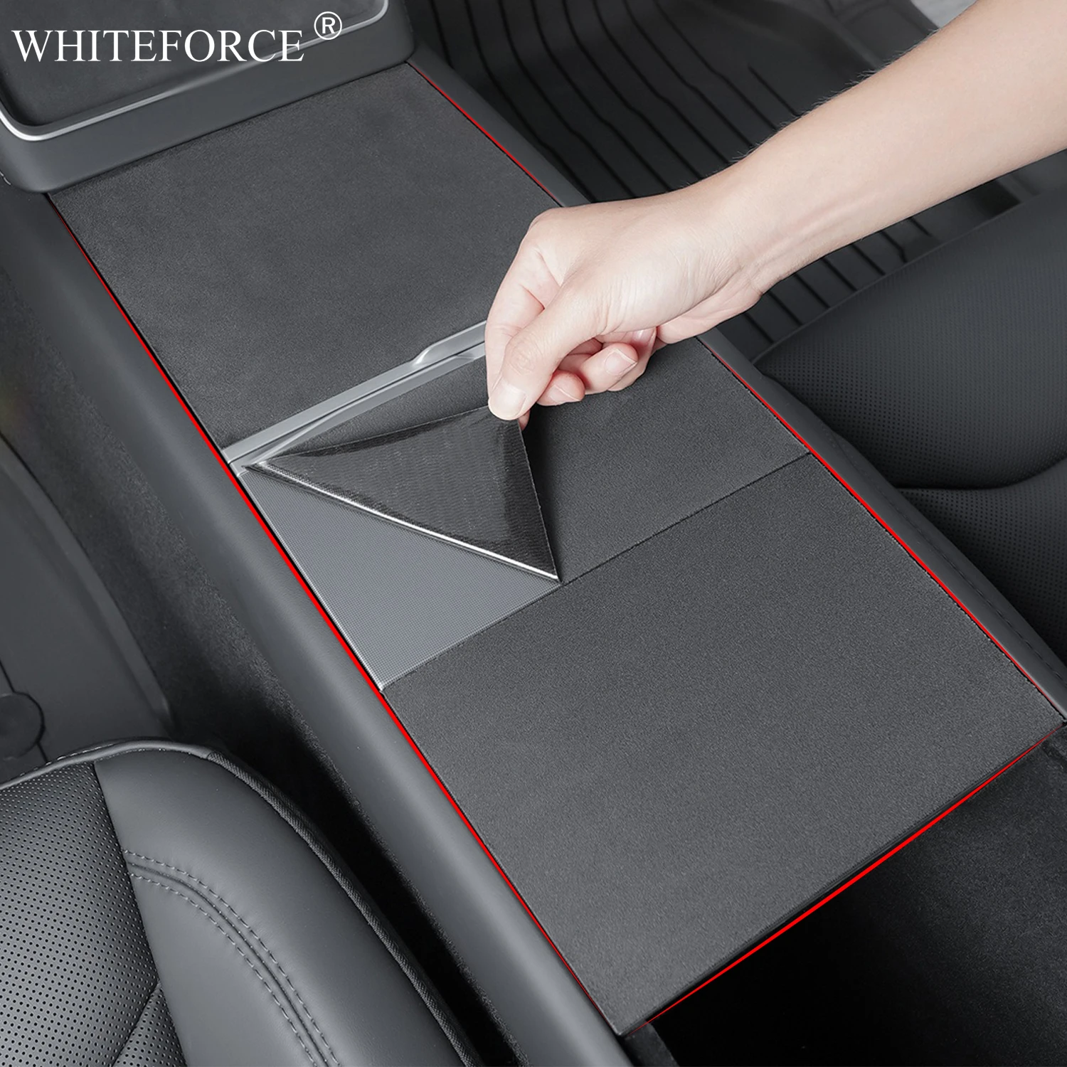 

Защитная пленка из замши для центральной консоли Tesla Model Y Juniper и центральной панели Model 3 Highland, антицарапийная пленка