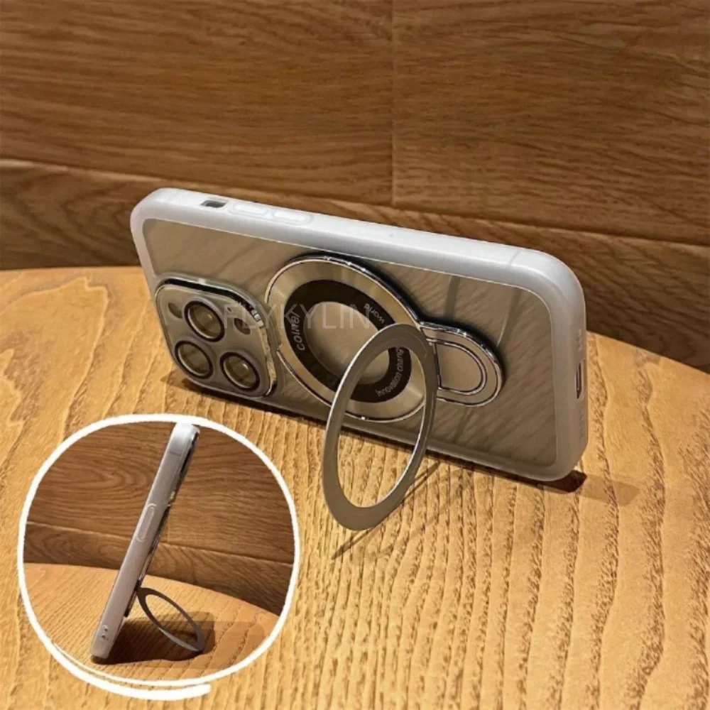 FLYKYLIN силиконовый чехол-подставка для телефона для Xiaomi Mi 14T Pro 13T 12T 11T 12 13 Lite 12S, прозрачный чехол