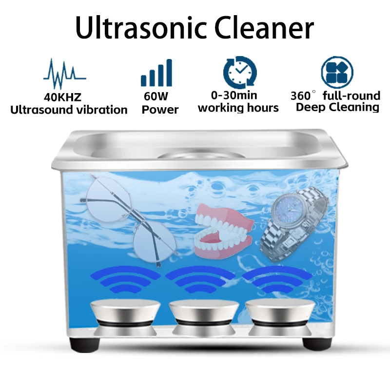 Dongsen ultrasonic cleaning machine, household washing glasses, jewelry, watch nozzles, small industrial cleaning machine