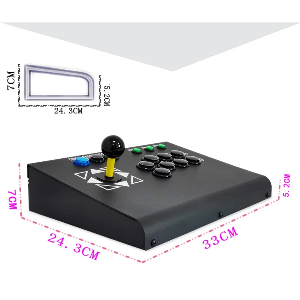 2025 المورد الصيني أفضل وحدة تحكم ثلاثية الأبعاد للعبة جديدة VGA ومخرج HIDM 10188 في وحدة تحكم ألعاب واحدة