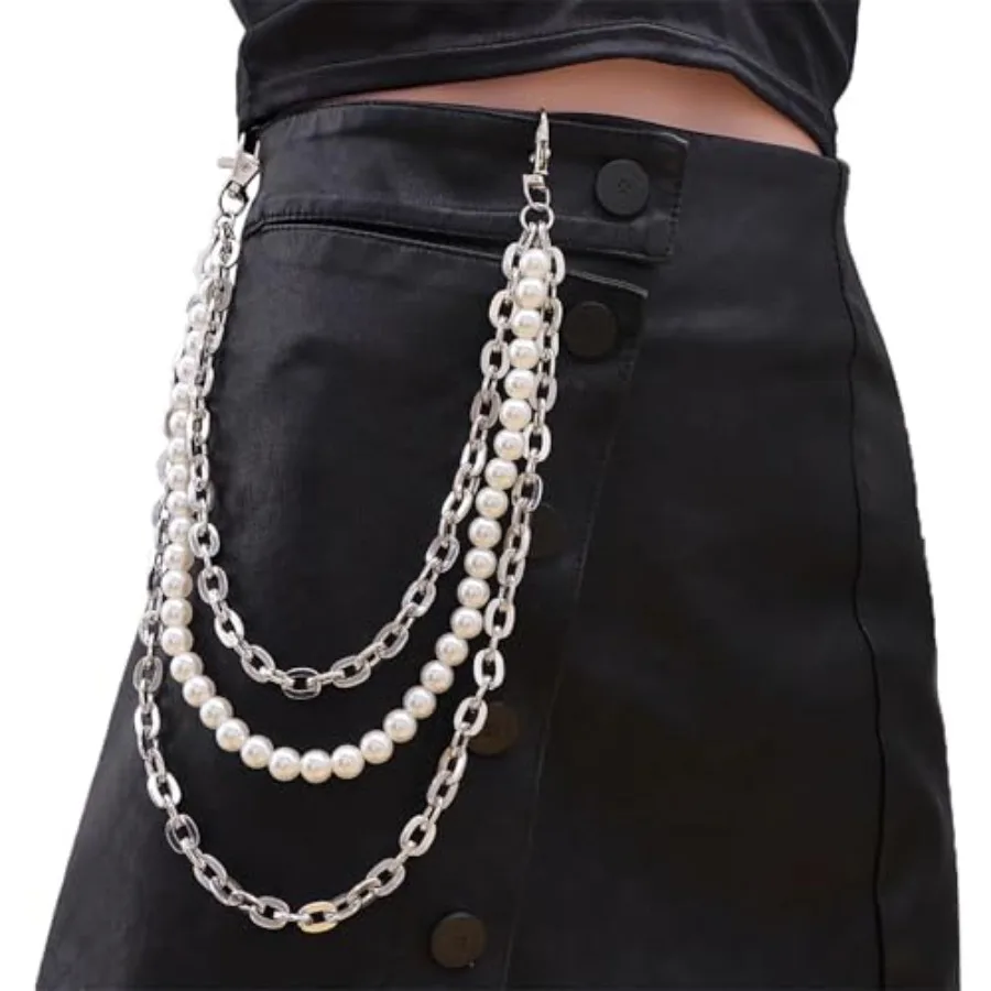 Wallet Chain Pants Chains for  - Jeans Pants Fashion Men บทวิจารณ์และราคา