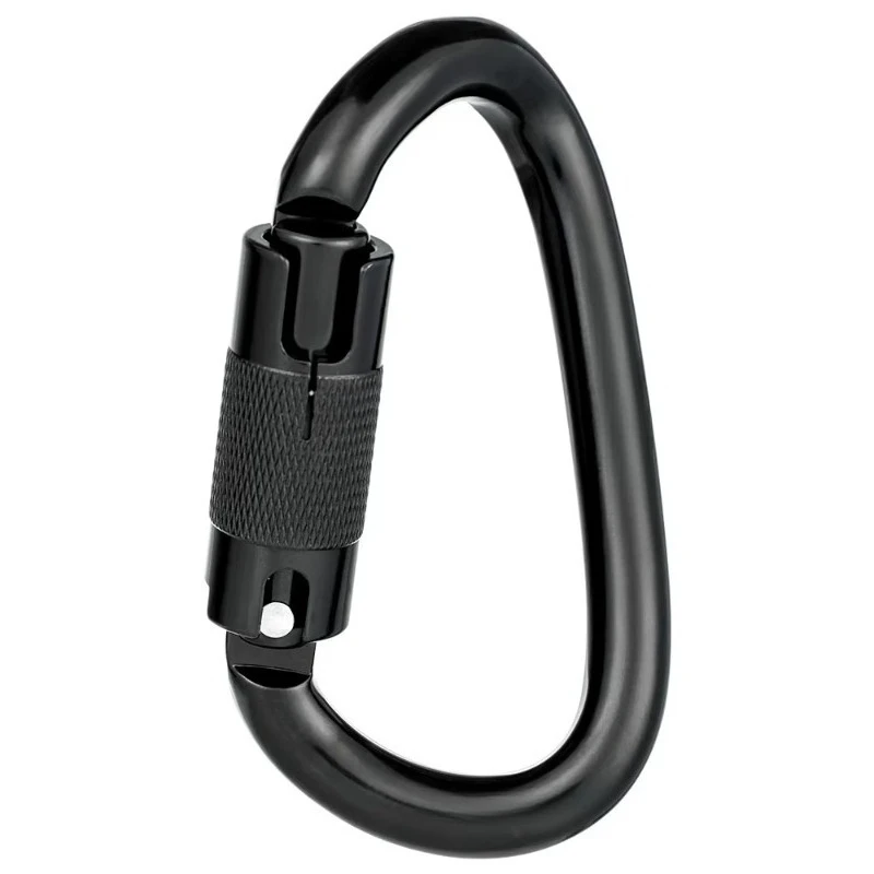 

Safety equipment for high altitude 90 degree twist main lock high load, buckle outdoor rope fall protection
