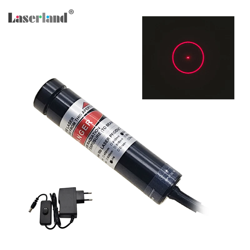 650nm الأحمر الهدف دائرة حيود صريف وحدة ليزر ديود #6
