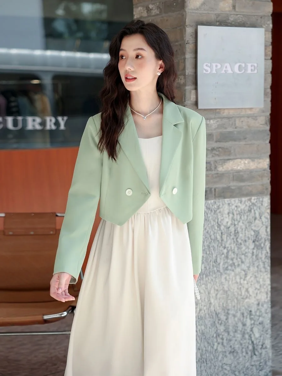 Casual vrouw blazer zakken geruite stiksels kunst Renaissance touw vetersluiting schouderophalen grote vroege klinknagel maatwerk ruches strepen gewatteerd