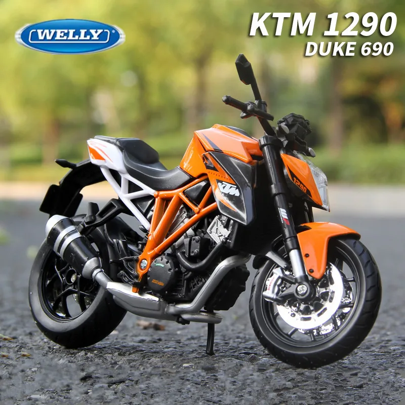 

Welly 1:18 KTM 1290 Super Duke R Simulation Alloy Sports Motorcycle Model Diecasts Metal Toys Model Collectible Childrens Gifts