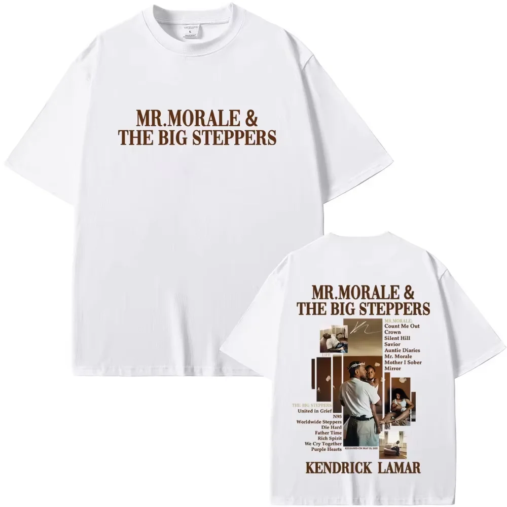 T-shirt Kendrick Lamar Mr Morale & The Big Steppers 2026 pour Hommes et Femmes, Mode Hip Hop, Musique Pop, T-shirt Décontracté en Coton Vintage