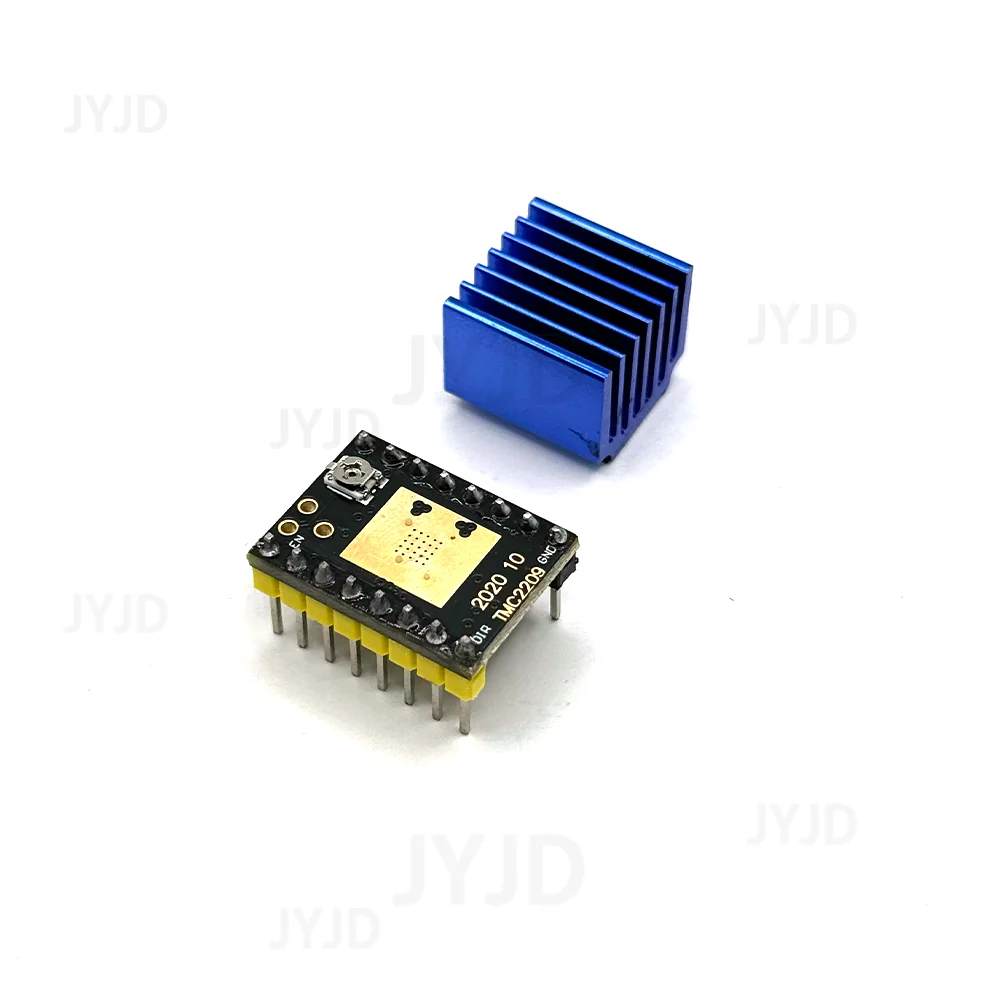 TMC2209 With Heat Sink Stepper Motor Driver StepStick 3d Printer Parts 2.5A 256 Subdivision Silent Printing