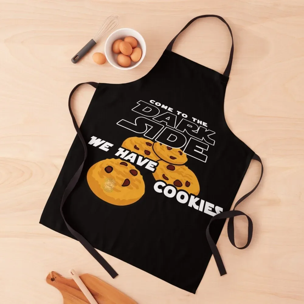 

Come to the Dark Side... We Have Cookies (Variation 3) Apron Kitchen Household Items Women's Home Clothes Chef jacket men Apron