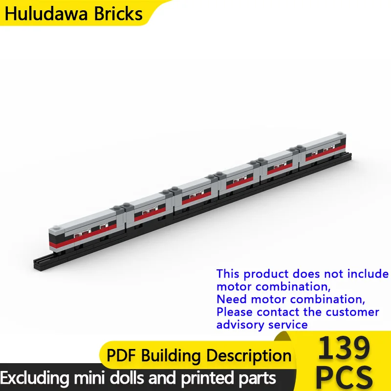 

Модель городской автомобиль MOC, строительные кирпичи, микро метро, транспортный поезд, модульная технология, детские праздничные подарки, сборные игрушки, костюм