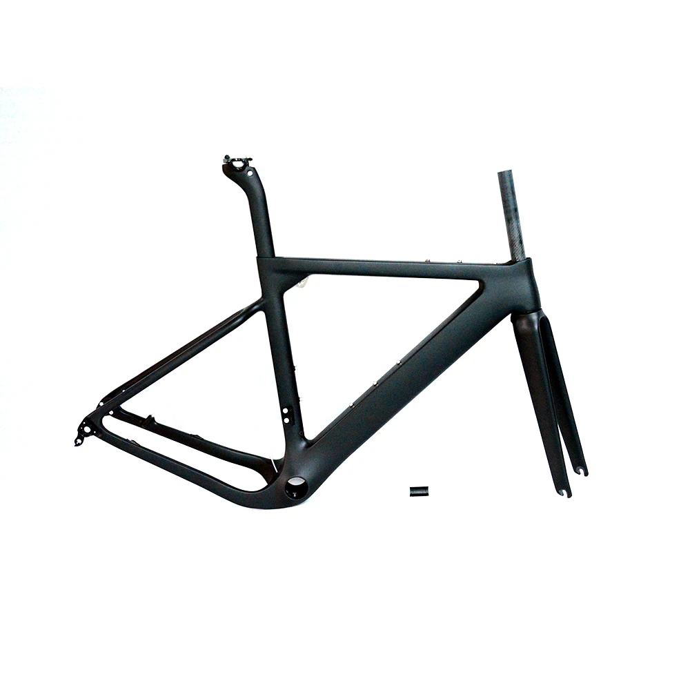 

Disc Brake Carbon Aero Track Road Bicycle Frame 700C Cyclocross Bike Frameset Custom Painting Available