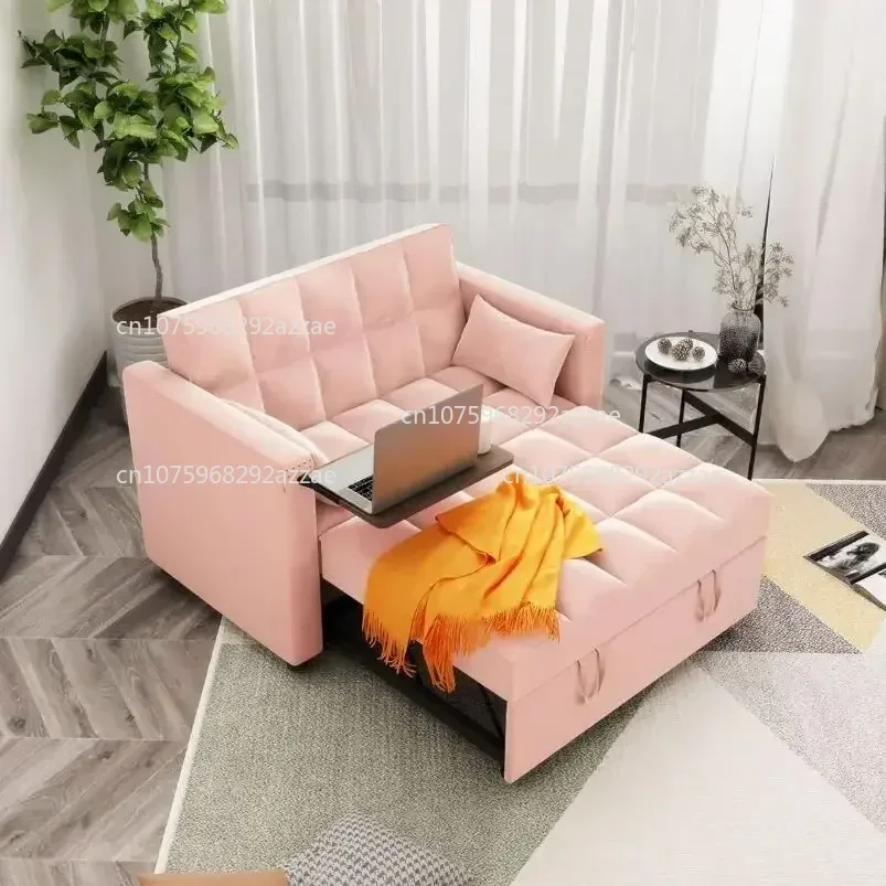 

Складной диван-кровать двойного назначения, новая модель 2025 года, маленькая квартира, гостевой дом, кабинет, простой многофункциональный двойной диван