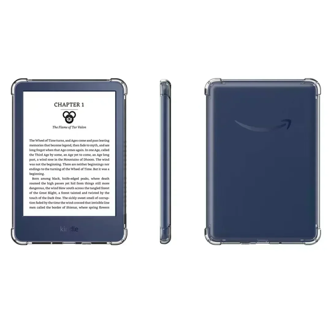 เคสซิลิโคนสําหรับ 6 ''All-New Kindle (2022 Release) 11th C2V2L3 Generationใสใสนุ่มTPUกลับแท็บเล็ตCoqe