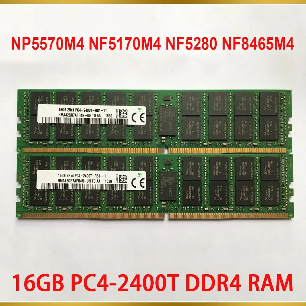 1 Pcs Server Memory NP5570M4 NF5170M4 NF5280 NF8465M4 For Inspur 16G 16GB PC4-2400T DDR4 RAM