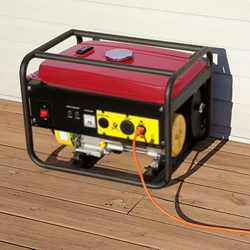 4 Gallon Red Generator Universal Fuel Tank 54.8*36*10cm 15L Equipment Tank with Chrome Cap Gauge Fits for EC2500