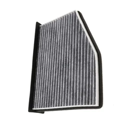 Filtro de aire de cabina de carbono para motor de coche, para VW BEETLE CC EOS JETTA GTI PASSAT R32 RABBIT ROUTAN TIGUAN y AUDI A3 Q3 TT
