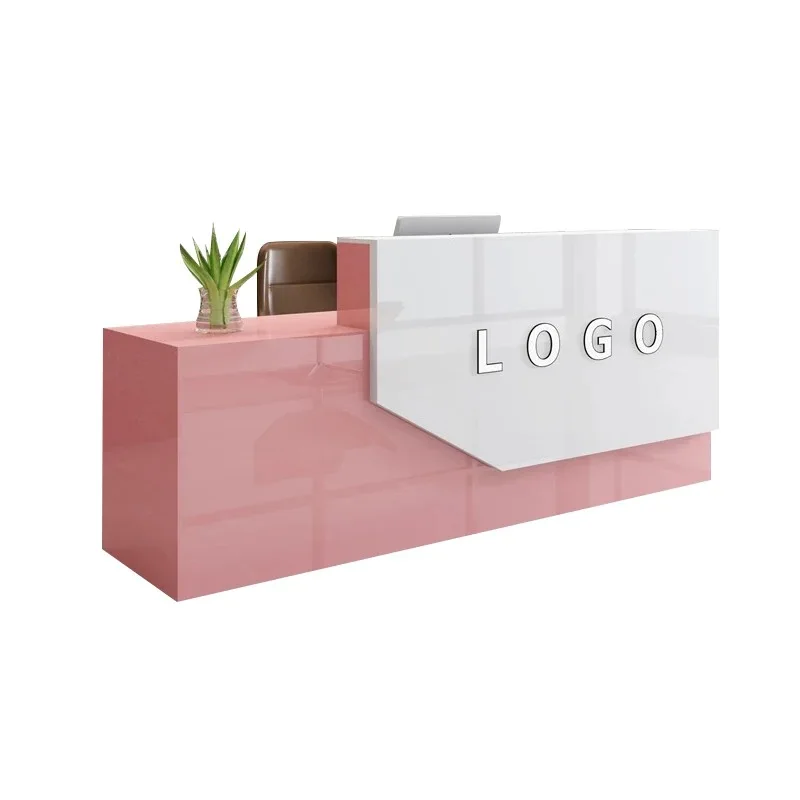 #Small modern hotel front desk office counter beauty salon reception