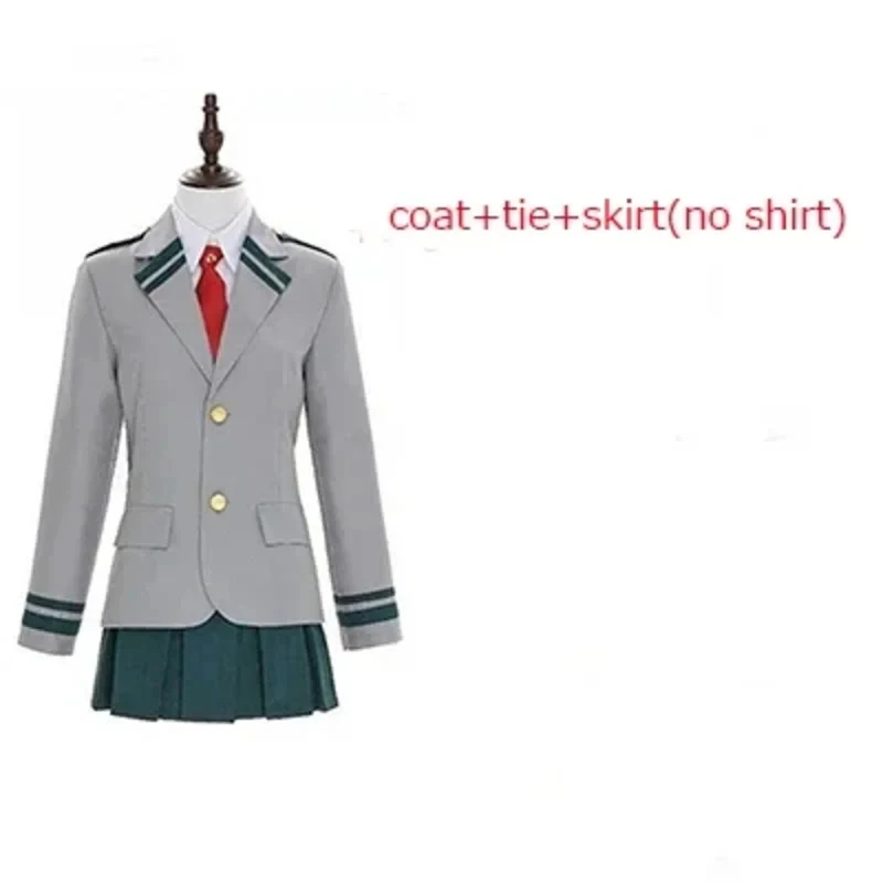 ABC123Boku no OCHACO URARAKA Asui Tsuyu Cosplay Costume My Hero Academia School Uniform # 1 # W.b;6'j,k.9;a - view 5