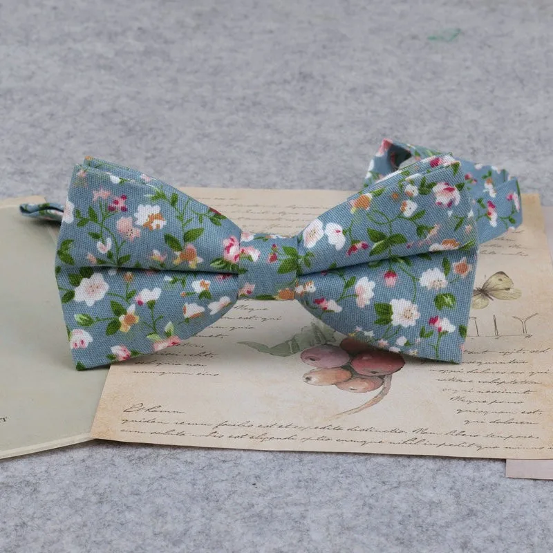 Marke Neue Männer Mode Retro Blume Drucken Bogen Krawatten Für Mann Casual Schule Jungen Katzen Muster Neck Tragen Bowtie Zubehör schmetterling – Detail 5