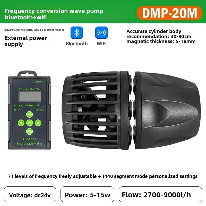 Jebao Jecod Nieuwe Smart Bluetooth WIFI App Controle Draadloze Zoetwater Zoutwater Aquarium DMP-10/20/30/40 Aquarium Wavemaker Pomp