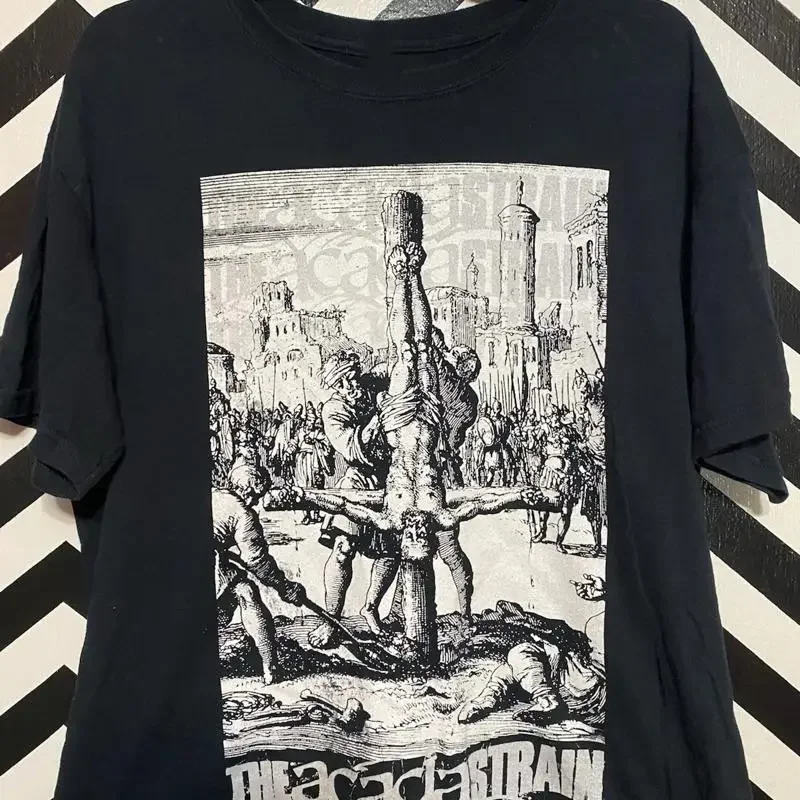 The Acacia Strain Bay Of Pigs Crucified Figure Graphic T-Shirt