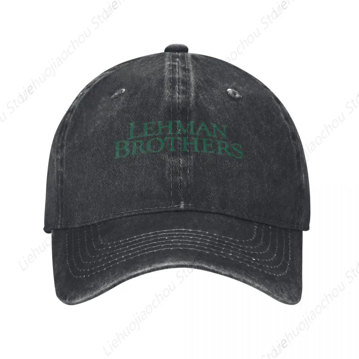 Lehman Brothers Risk Management 2008 Unisex Baseball Caps Distressed Denim Caps Hat Fashion Outdoor Unstructured Soft Snapback