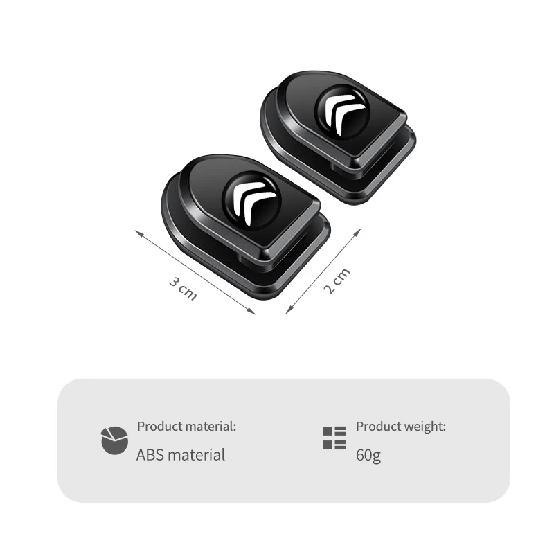 Car Hooks Black Plastic Self Adhesive Invisible Hooks Accessory For Citroen C4 C3 C5 C1 C2 C4L DS3 DS4 Berlingo Picasso Jumper