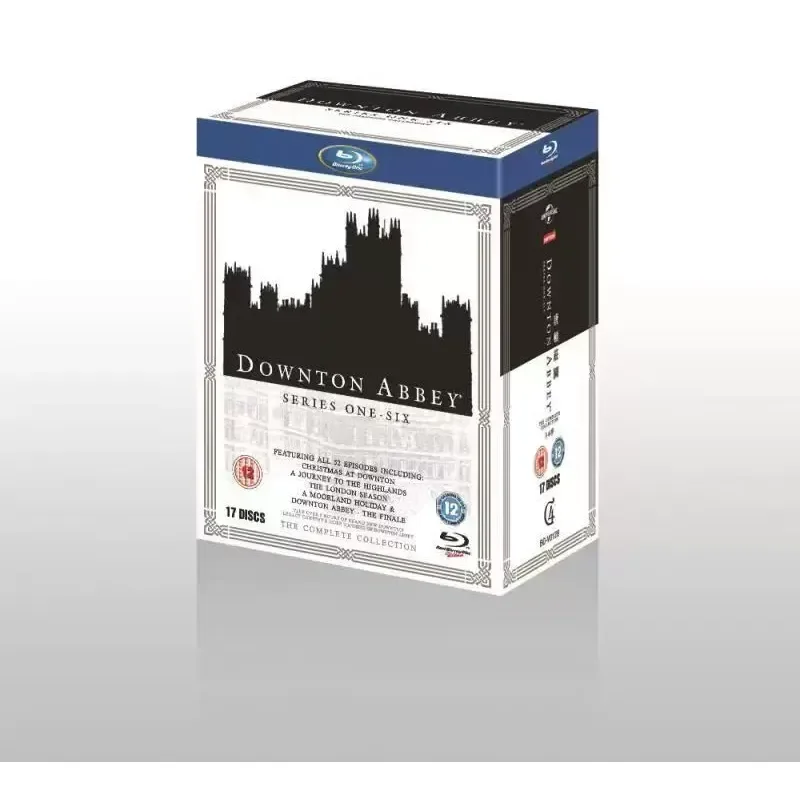 New BD Blu-ray High Definition Downton Abbey Season 1-6 17 Disc English Chinese Subtitles