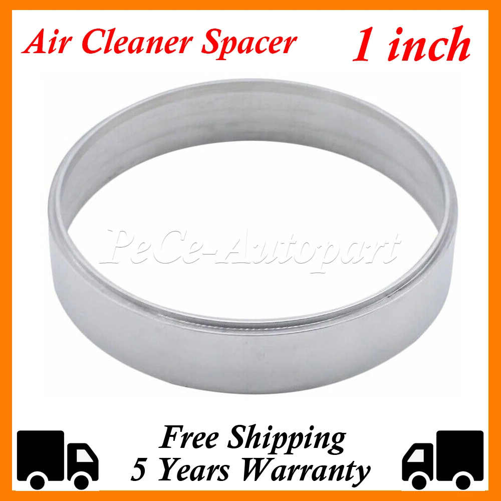 1 Inch Aluminum Air Cleaner Spacer for Edelbrock Holley Riser SBC BBC 350 Ford 302