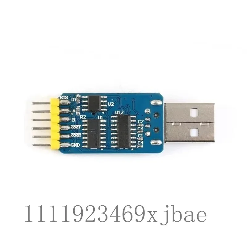 6-in-1 Serial Port Conversion Module, Bidirectional USB TTL RS232 RS485 Signal Converter For Industrial Equipment Debugging