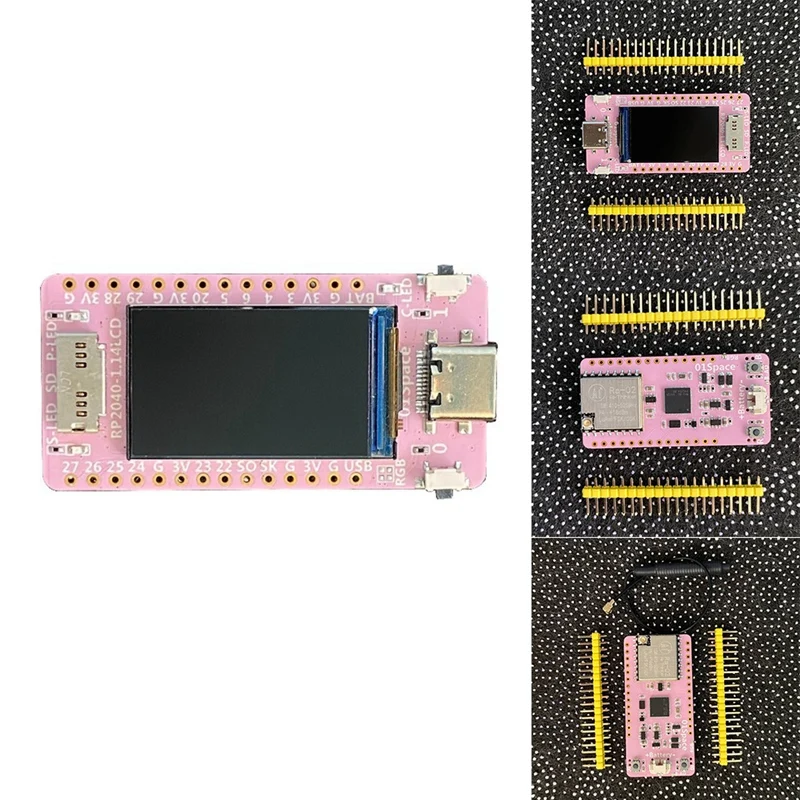 

Макетная плата для Raspberry Pi RP2040 с 2,5-дюймовым ЖК-дисплеем, поддержка LORA для Arduino/Micropyth