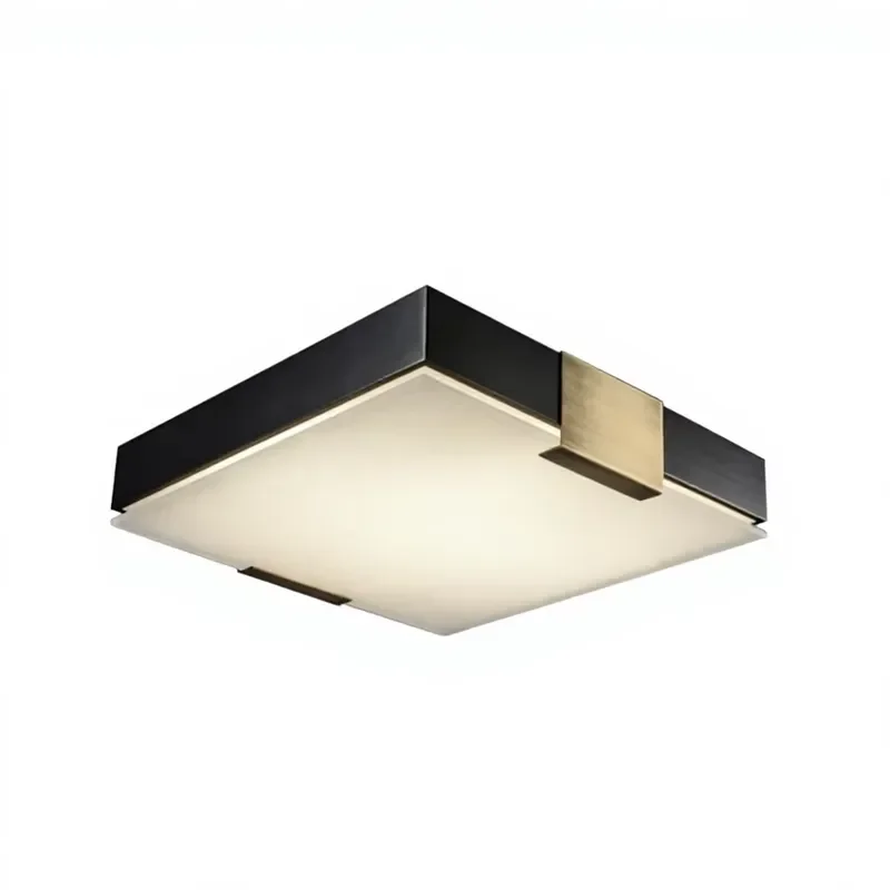 Modern LED Square Ceiling Light Fixture for Living Room Dining Area Bright Rectangular Panel Lamp Home Interior Decoration