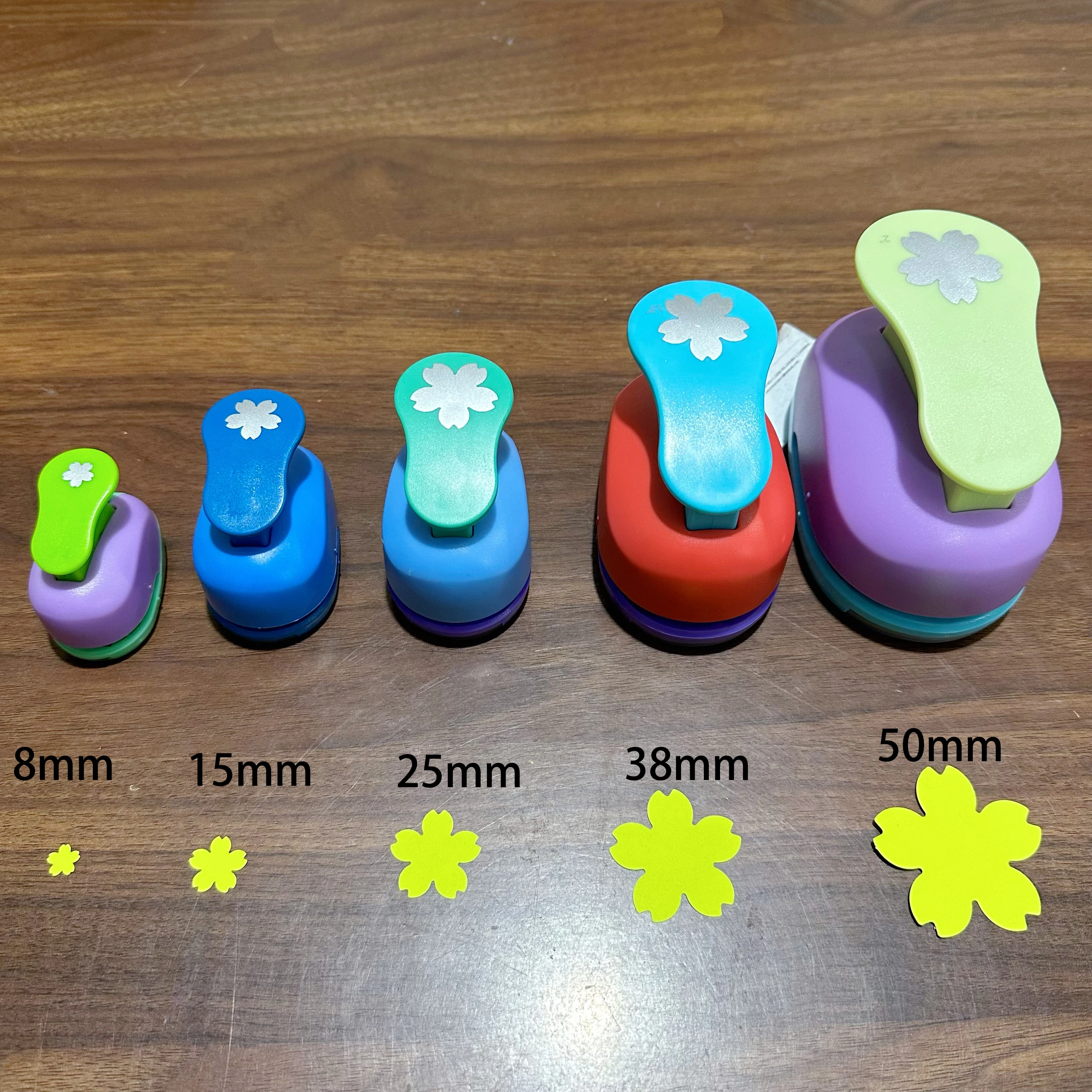DIY Cherry blossom Punch Scrapbook Paper Puncher Paper Cutter 8-50mm Punch Scrapbooking Punches Embossing Cutter Puncher