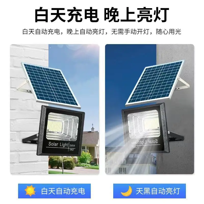 Household Solar Waterproof Induction Courtyard Light, Villa, Rural Outdoor Solar Powered Treasure Pot LED Projection Light