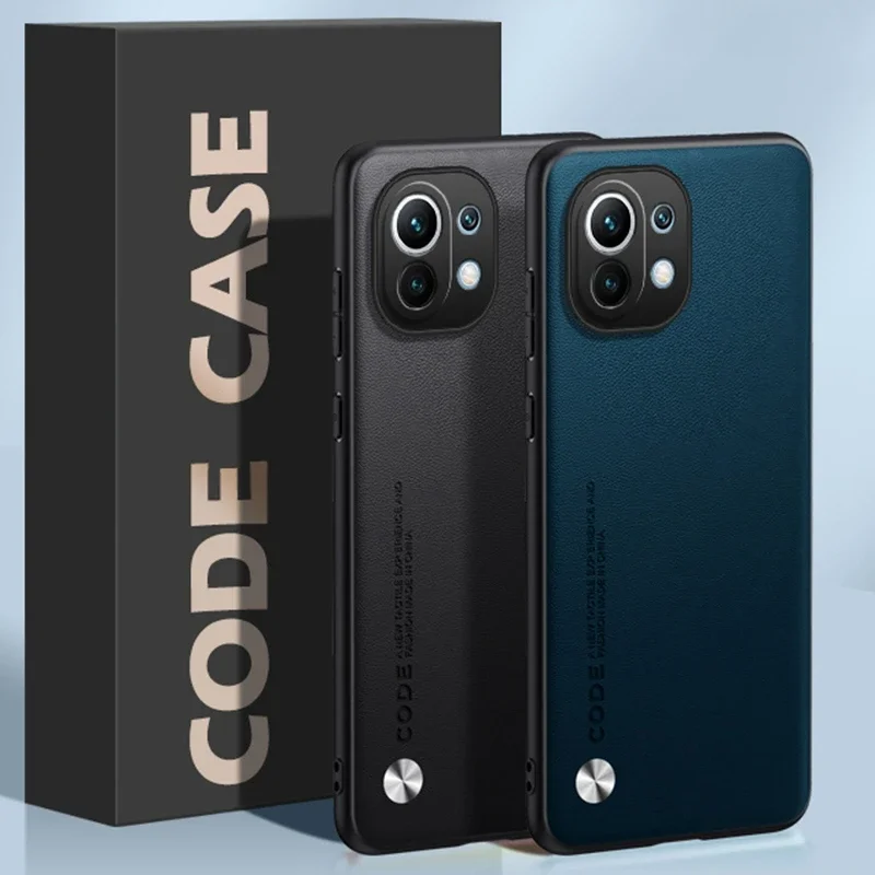 Xiaomi Mi 11 Lite 5G NE 11T Pro Mi11 커버 용 고급 가죽 케이... - 2