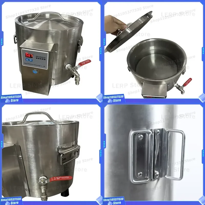 10L Electric Wax Melter for Candle Making DIY Soybean Paraffin Beeswax Furnace Small Pot Heater Machine Home Craft Tool Kit