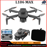 L106 MAX Mini Drone 8K Profesional Camera Optical Flow Positioning Aerial Photography Brushless Motor Foldable Quadcopter Toys