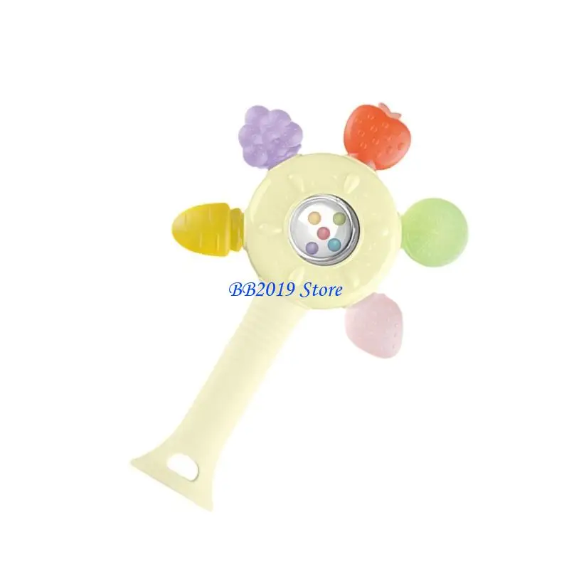 Q0KB Säugling Sooth Toy Hörer toether Spielzeug weicher Grip für frühen Feinmotor